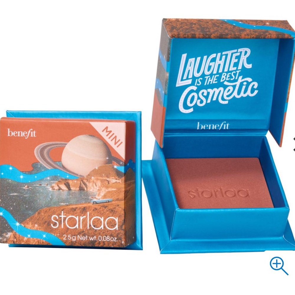 Benefit Cosmetics Starlaa Rosy Bronze Blush rosy bronze blush with satin finish